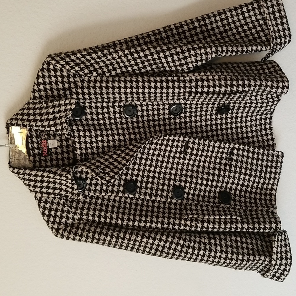 Mudd Houndstooth Double Breasted Jacket - Picture 1 of 9